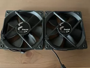 Fractal Design Dynamic X2 GP-12 Computer Fan - 1200RPM - 12V - 2 Pack - Black - Picture 1 of 3