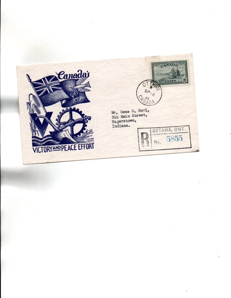 Sc#271   FDC STAEHLE (BLUE) cachet - Image 1 of 1