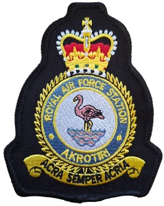 Insignia parche bordado RAF Akrotiri Station Chipre - LICENCIA MOD - Imagen 1 de 7