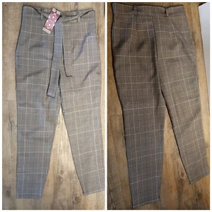 Boohoo Pants Size us4 Womens new with tags plaid polyester - Bild 1 von 12