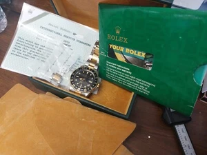 Vintage Rolex GMT Master 1985 Ref:16753 Steel & gold ( nice vintage Rolex ) - Picture 1 of 9