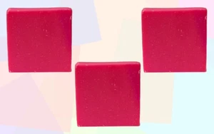 Handgemachte natürliche Raspberry Mint Twist Bar Seife - 3er Set | Feuchtigkeitsspendend - Bild 1 von 2
