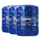60 (3x20) Liter MANNOL Compressor Oil ISO 46 - DIN 51506 VBL, VCL & VDL