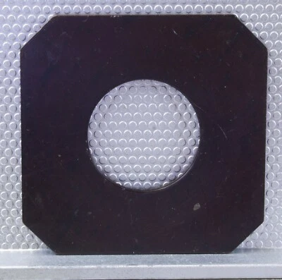 Плоская металлическая плата объектива камеры 3 1/4 x 3 1/4" - Изображение 1 из 2