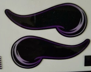 Minnesota Vikings Purple and Black  Mini Size Football Helmet Decals - Picture 1 of 4
