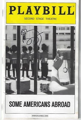 SOME AMERICAN ABROAD PLAYBILL JUNE 2008 SIGNED AUTOGRAPHED ANTHONY RAPP - Image 1 of 2