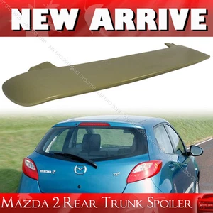 Fit For Mazda 2 3rd 5D Painted Rear Visor Roof Wing Spoiler K-Style - Picture 1 of 1