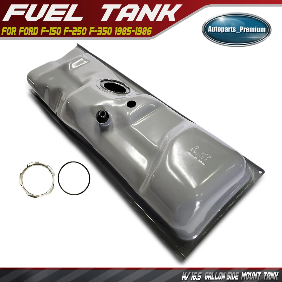 Новый топливный бак из оцинкованной стали 16,5 галлона для Ford F-150 F-250 F-350 1985-1986 - Изображение 1 из 4