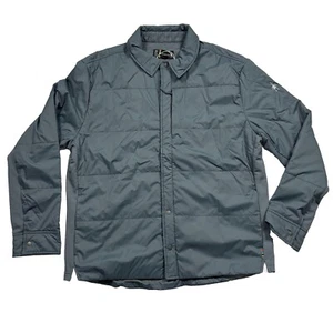 Smartwool Smartloft Shacket Shirt Jacket Mens Sz XXL Merino Wool Pewter SW016837 - Picture 1 of 16