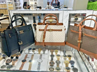 Bolsa de mão Michael Kors feminina Reed grande carteiro tiracolo bolsa satchel - Imagem 1 de 4