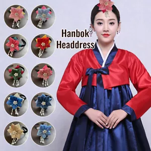 Kids/adults Korea Hanbok Hair Hoop Stage Festival Hairbands Headwear Headdress - Foto 1 di 43
