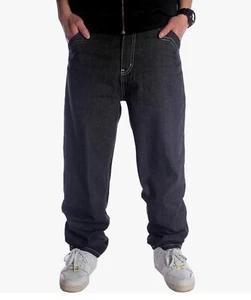 Hip Hop Jeans New Never Worn 34x34 Fits 32-34 Waist Cool Design Fresh - Picture 1 of 4