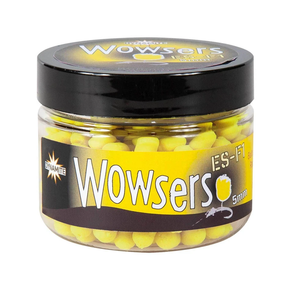 (88,40€/1kg) Dynamite Wowsers Hig Vis Wafters Hookbait Yellow F1 Sweet 5mm Karpf - Bild 1 von 1