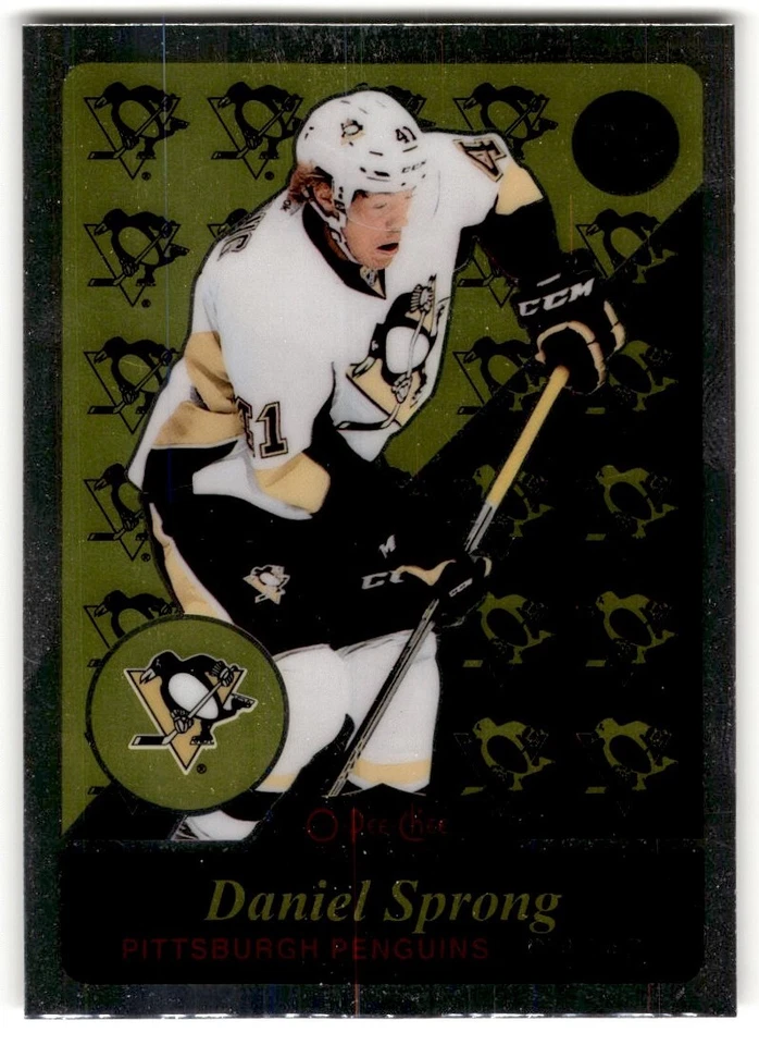 2015-16 O-Pee-Chee Platinum Retro Daniel Sprong Rookie #R91 Pittsburgh Penguins - Image 1 of 2