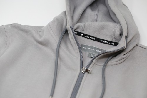 Michael Kors MTX39211 Maglione Felpa con Cappuccio Lega Grigio Uomo Taglia M