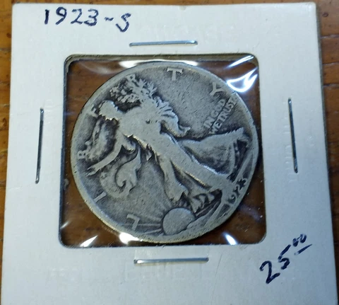 1923 S Walking Liberty Half Dollar Cover