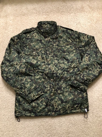 Vintage UFC Ultimate Fighting Championship Snap Jacket Size Large Rare Camo MMA Cover