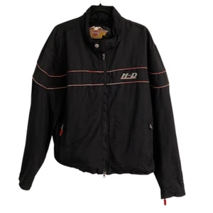 Harley Davidson Nylon Negro Moto Chaqueta Mujer’s XL Cremallera Completa - Imagen 1 de 8