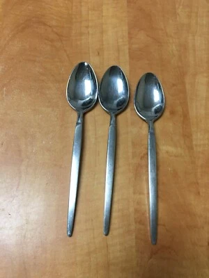 Stanley Roberts SRI ASTRO Cubiertos de acero inoxidable Cucharas de sopa ovaladas Lote de 3 Japón Foto 1 de 3