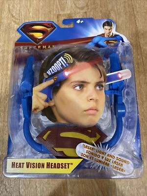 Auriculares Mattel Warner Bros DC Comics Superman Returns 2006 visión térmica - raros Foto 1 de 3