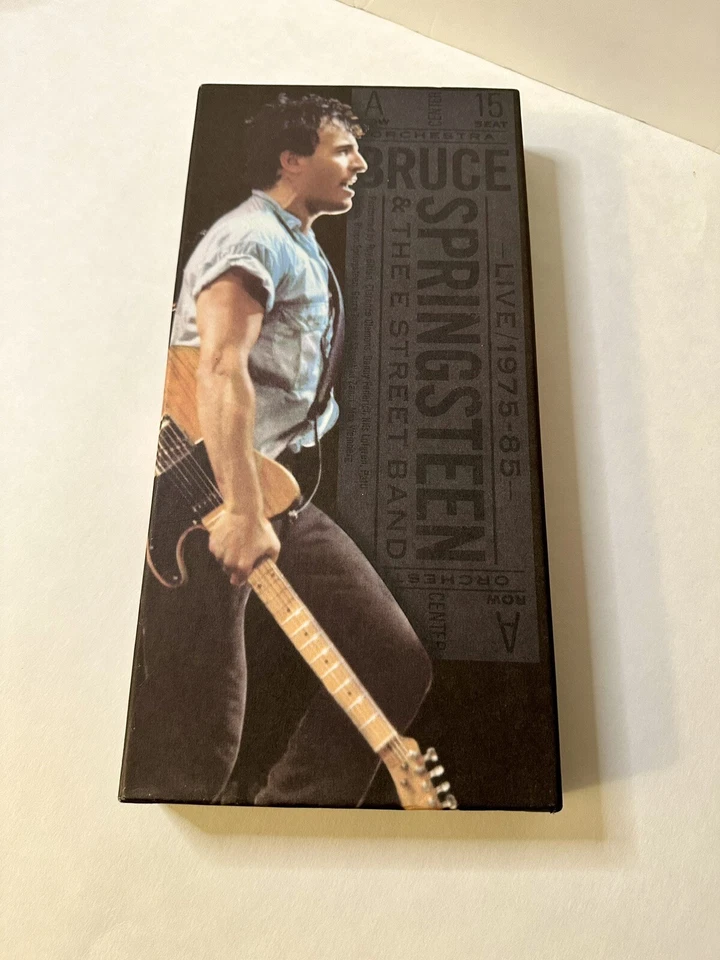RARE -New! 12”x6” Bruce Springsteen LIVE 1975-85 Cassette Box Set Columbia 40558 - Image 1 of 4
