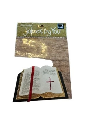 BIBLE Scriptures Sticker by Jolees By You - Bible w/ Ribbon & Cross Crafting ** - Image 1 of 2