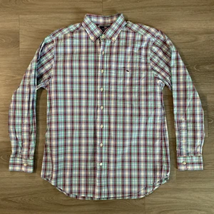 Vineyard Vines Mens Large Slim Tucker Shirt Button Down Multicolor Long Sleeve - Picture 1 of 8