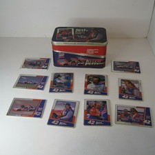 Kyle Petty Metallic Impressions Embossed Metal Collector Cards (10 w/ tin) 1995