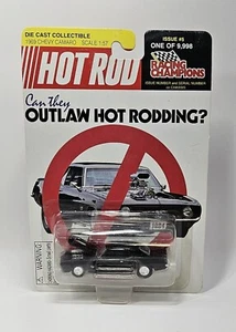 Racing Champions Hot Rod Magazine Issue #5 1969 Chevy Camaro Black - Picture 1 of 3