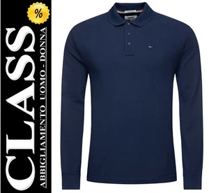 TOMMY HILFIGER HERREN POLOSHIRT JEANS M.LANG DM0DM05503 (002) BAUMWOLLE (-30%) - Bild 1 von 5