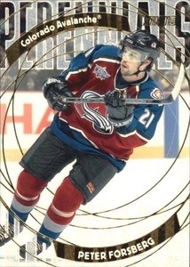 2001-02 (HKY) Stadium Club Perennials #P4 Peter Forsberg