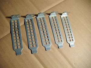 QTY 5 Dell 3010 7010 9010 DT Desktop 2U PCI Blank Slot Cover F732D Low Profile - Afbeelding 1 van 4