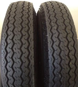 2 (TWO) 480-8 4.80-8 6 PLY RATED HEAVY DUTY HI WAY SPEED TRAILER TIRES NEW - Picture 1 of 1