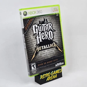 💿 REACONDICIONADO Guitar Hero: Metallica (Xbox 360) COMPLETO EN CAJA 💿 - Imagen 1 de 5