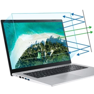 F FORITO 2-Pack 17.3 inch Anti Blue Light Laptop Screen Protector, Compatible... - Afbeelding 1 van 7