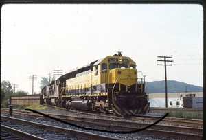 gy612 orig. Slides NYSW 3632 più 3 treni RPPY Binghamton, NY 1988 - Foto 1 di 1