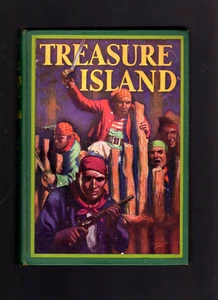 Treasure Island Robert Louis Stevenson HC Dulac Art Garden City Vintage 1930er - Bild 1 von 7