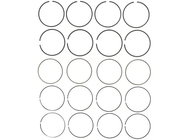 活塞环套装 38HBWJ54 适用于 Accord Odyssey Prelude 1990 1991 1993 1994 — 第 1/1 张图片