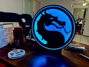 Mortal Kombat - Various Colours - LED Light Up Sign / Night Light - USB Powered - Picture 1 of 11