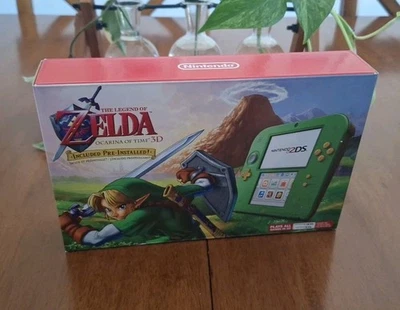 NEW Nintendo 2DS Console Zelda Ocarina of Time 3D, Game Pre-Installed *MUST SEE* - Image 1 of 4
