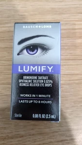 Gotas para los ojos con alivio de enrojecimiento ojos más blancos y brillantes, 0,08 fl oz (2,5 ml) - Imagen 1 de 3