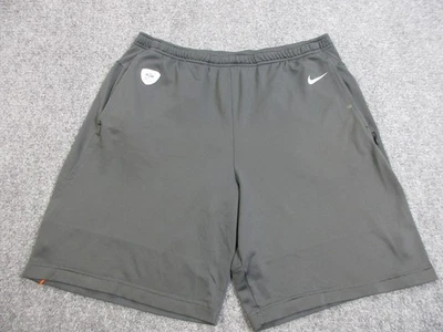 Pantalones Cortos Equipo NFL Para Hombres Grandes Gris Nike Dri Fit Entrenamiento Fútbol Sobre el Campo Foto 1 de 4