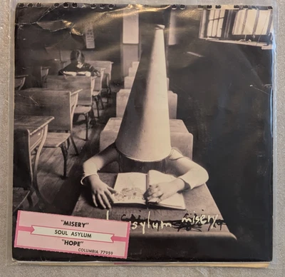ROCK Soul Asylum Misery / Hope Columbia 77959 1995 VG+ JB Strip Pic Sleeve Foto 1 de 4