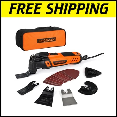 Compact 4 Amp Oscillating Tool with 5° Angle and Ergonomic Design for Easy Use - Image 1 of 4