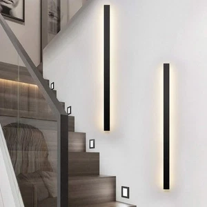 LED Wall Light Sconce Waterproof Outdoor Lamp Exterior Lights Long Strip Modern - Picture 1 of 15