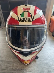 AGV K3-SV Marco Simoncelli Motorcycle Helmet K3SV K3 SV medium - Picture 1 of 7
