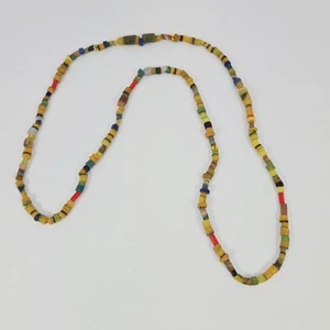 AFRICAN TRADE BEAD NECKLACE ROCK STONE 20 Inches 3 Available - Picture 1 of 15