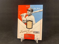 2014 PANINI CLASSICS BASEBALL MEL OTT #20 HOME RUN HEROES BAT RELIC 04/10