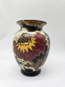 antique dutch Gouda pottery vase. / vase Approx 1920 - Picture 1 of 9