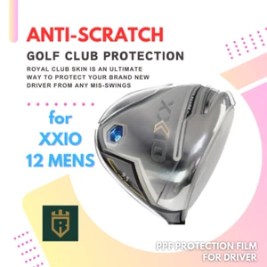 Pellicola Protettiva per XXIO 12 X UOMO Driver Royal Club Pelle Mazza da Golf - Foto 1 di 16